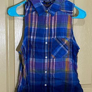 A.N.A. Small Blue Tank Top